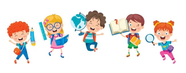 ecoliers-vectoriel